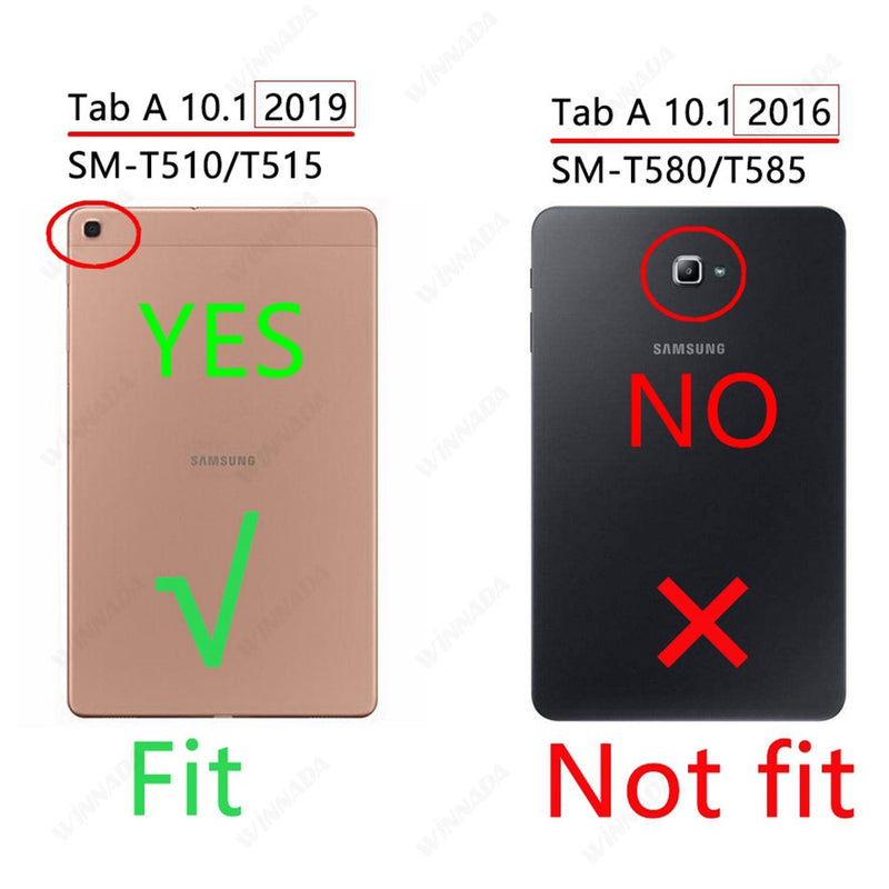 Für Tablet Samsung T510 Hülle Kids Cover T515 EVA Handheld für Samsung Galaxy Tab A 10.1 2019 Hülle SM-T510 / T515