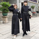 Japanese Dragon Embroidery Women Kimono Dress Men Samurai Costume Cosplay Cardigan Yukata Traditional Cosplay Party Halloween