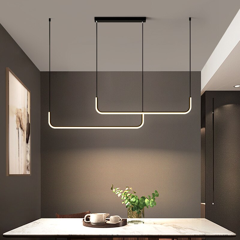 Modern LED Pendant Light for Kitchen Office Lustre Lamparas De Techo bar  Colgante Suspension Luminaire Pendant Lamp  Home 220V