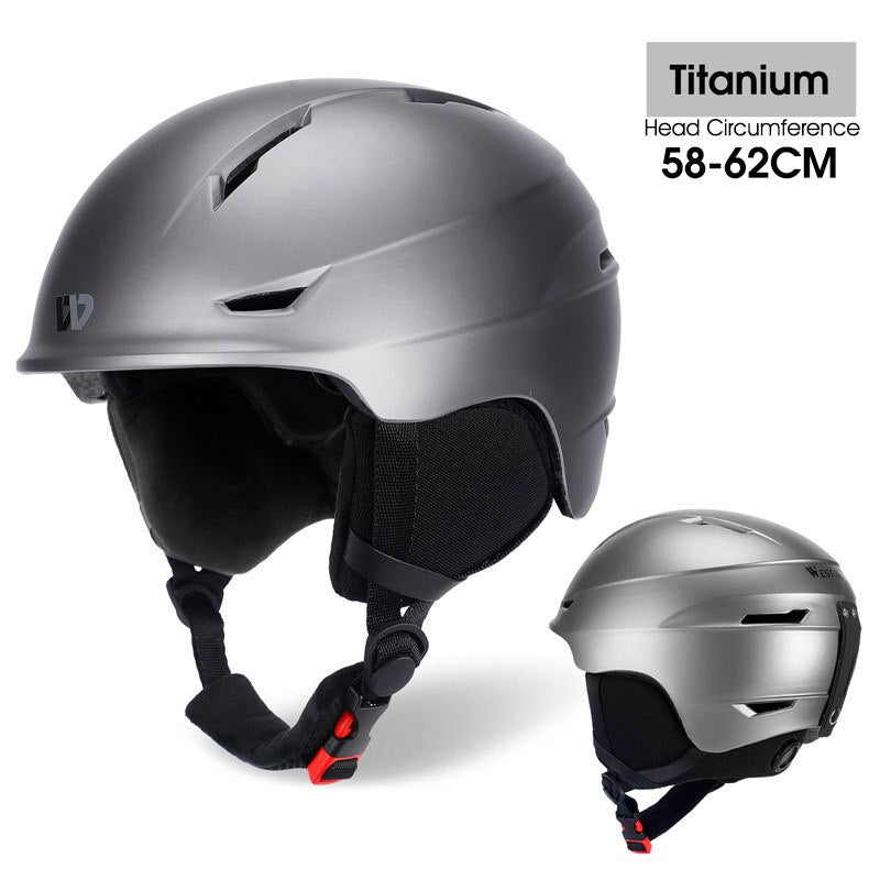 WEST BIKING Casco de bicicleta 56-62cm Transpirable Ultraligero MTB Casco de ciclismo de montaña moldeado integralmente Casco de seguridad para bicicleta