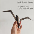 American Luxury Pure Copper Creative Bird Seagull pigeon Hanging Wall Decoration Retro Industrial Ornament Living Room Sea Gull