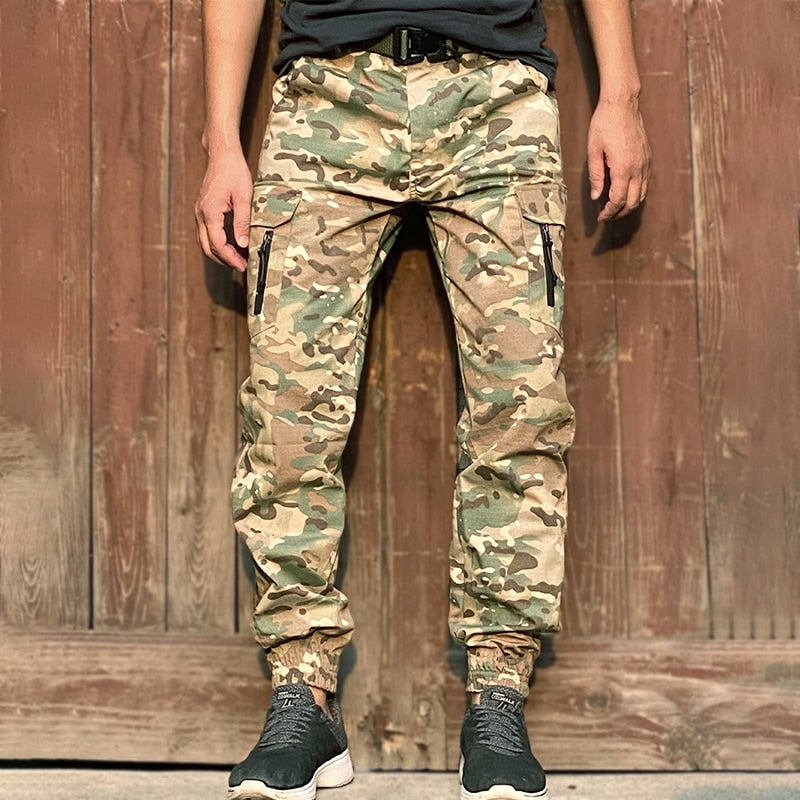 Pantalones Jogger tácticos de la marca Mege, ropa de calle para hombres, pantalones Cargo de camuflaje militar del Ejército de EE. UU., pantalones de trabajo, pantalones casuales urbanos