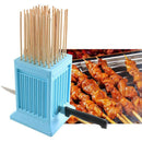 Máquina para hacer brochetas de carne para barbacoa, máquina para pinchos de cordero con cuerda de carne, herramientas para pinchos de 49 agujeros, máquina para pinchos de Tofu, accesorios para barbacoa