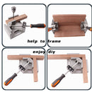 90 Degree Corner Clamp Right Angle Clip Plastic Single Hanle Double Handle Clamps For Woodworking Framing Photo Clamping Tools