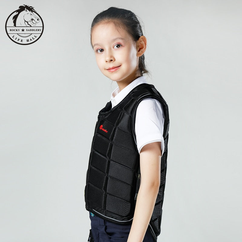 Cavassion riding vest Eva thick protective vest kids outdoor safety horse riding equestrian vest Children&