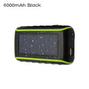 6000/8000mAh Multi-function Solar Power Bank Hand Crank Dynamo Powered Universal Double USB Outdoors Portable Charger PoverBank