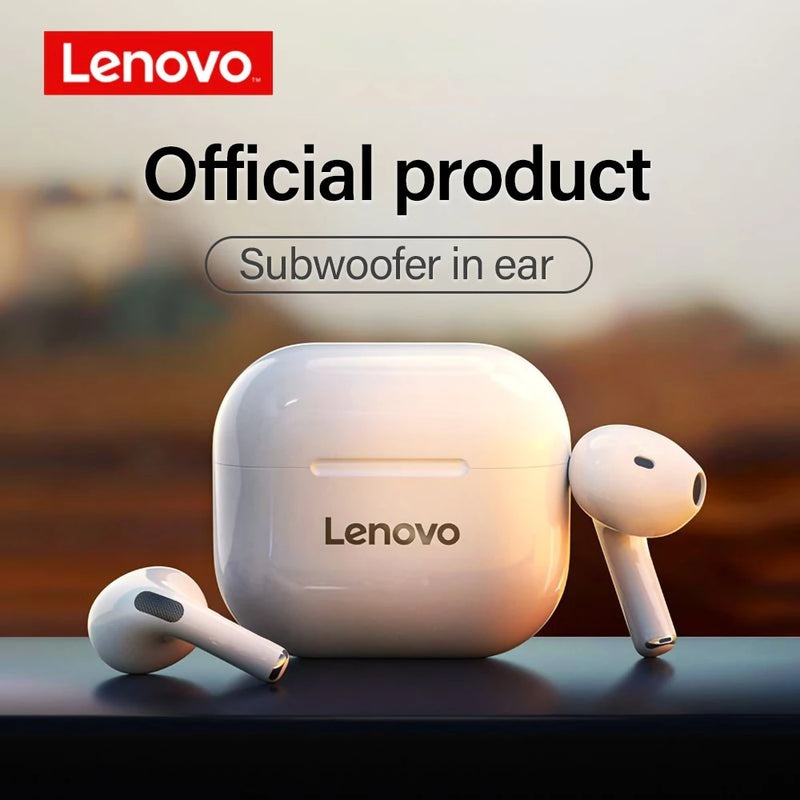 Auriculares inalámbricos Lenovo LP40 originales, auriculares TWS Bluetooth, Auriculares deportivos con Control táctil, auriculares estéreo para teléfono Android