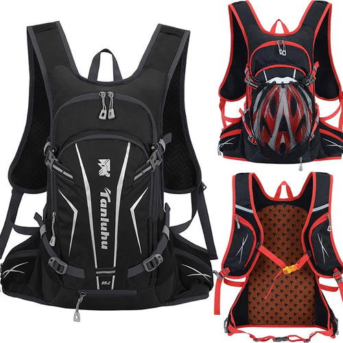 25L Outdoor Sport Radfahren Laufen Wasserbeutel Helmaufbewahrung Trinkrucksack Ultraleichtes Wanderfahrrad Reitrucksack Blasenrucksack