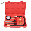 Professional AUTO TOOLS Petrol Gasoline Engine Cylinder Compression Tester Kit Cylinder Tester With M10 M12 M14 M16 M18