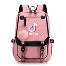 TikTok Backpack Luminous School Bags For Teenagers Boys Girls Laptop Backpack Large Capacity Travel Mochila Escolar