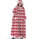 Super Long Hoodie Blankets Winter Oversized Hoodies Sweatshirt Women Men Christmas Hooded Blankets Pullover Giant TV Blanket