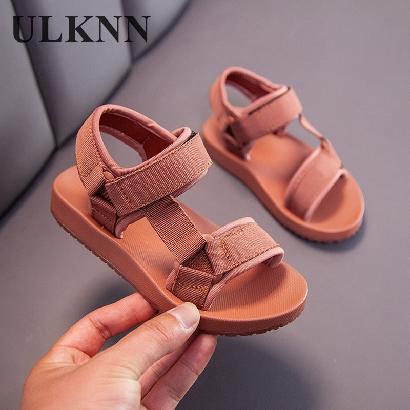 ULKNN Boys Sandals Kid Sandals Children Shoes Rubber School Shoes Breathable Open Toe Casual Boy Sandal