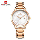 NAVIFORCE Luxury Brand Quartz Watches Women Fashion Sinple Date Waterproof WristWatch Ladies Gift Clock Relogio Feminino 2019