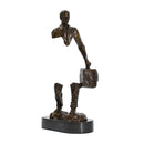Famous Bruno Catalano Bronze Traveller Statue Sculpture Abstract Travel Man Male Figurine Collectible Art Home Decor
