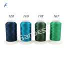 Sanbest Polyester Embroidery Thread High Strength For Brother Singer Janome Babylock Embroidery Machine 1000m Filament Threads