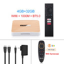 Global Mecool KM6 edición de lujo Amlogic S905X4 TV Box Android 10 4G 64GB 32G Certificado por Google Soporte Wifi6 BT1000M Decodificador