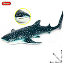 Oenux Large Size Sea Life Animals Soft Great White Shark Big Shark Action Figures Model Lifelike Educational Toys For Kids Gift