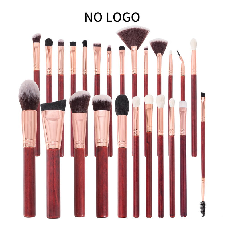 BEILI Black Professional Goat Hair Makeup Brush Powder Foundation Contour Concealer  Eyes Blending 15/25/30Pcs Makeup Brush Set