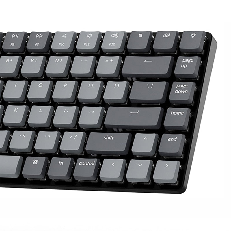 Keychron K3 D V2 Ultraflache kabellose mechanische Tastatur mit niedrigem Profil Optischer Hot-Swap-fähiger Schalter mit weißer Hintergrundbeleuchtung für Mac Windows