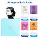 Phomemo Mini Printer M02 Thermal Sticker Label Machine Handheld Wireless Pocket Photo Print for Android IOS Phone Printing