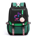 TikTok Backpack Luminous School Bags For Teenagers Boys Girls Laptop Backpack Large Capacity Travel Mochila Escolar