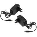 Mejores ofertas 2 uds con enchufe 45Mm humidificador ultrasónico generador de niebla incubadora Industrial 24V nebulizador atomizador cabeza nebulizador enchufe de la UE