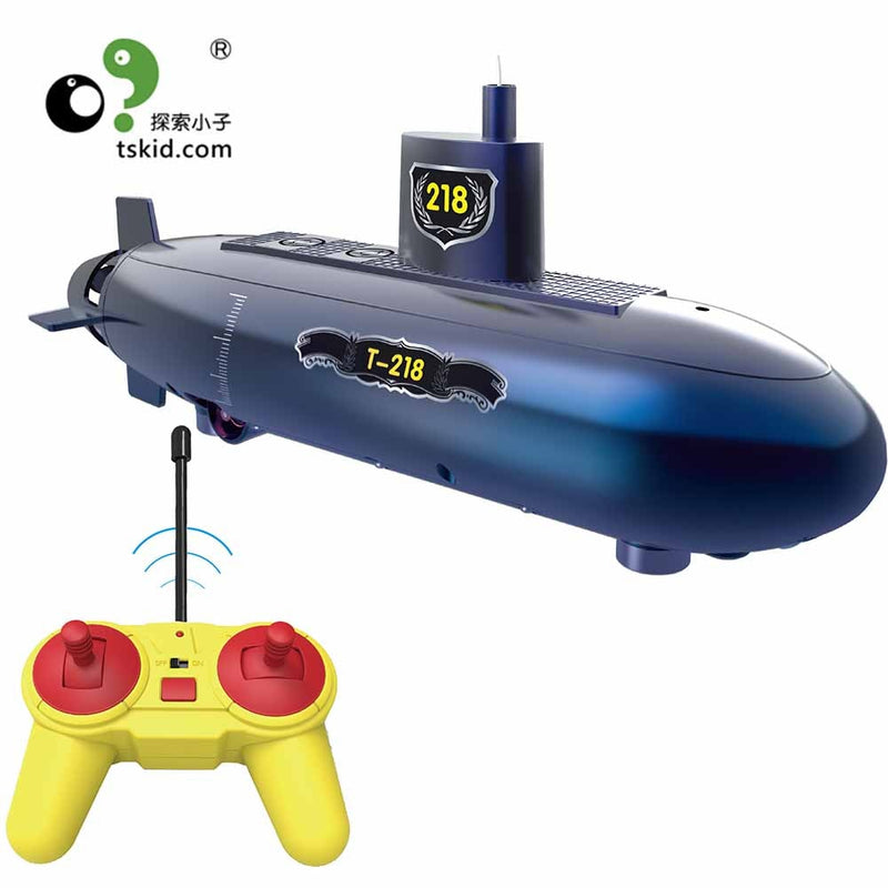 Funny RC Submarine Toys 6 Channels Mini Remote Control Under Water Ship Boat Model Kids Educational Stem Boats Toy For Children