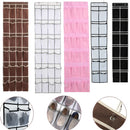 12/24 Taschen Große Netztasche Box Aufbewahrung Hängebeutel Wandmontiertes Kleinigkeiten-Organizer-Regal Zimmer Schuhe Pantoffeln Aufbewahrungstasche