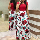 2022 Bohemian Beach Dress Women Summer Casual Sleeveless Split Floral Off Shoulder Maxi Long Boho Dress Clothing Robe Female