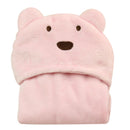 Cute Animal Cartoon Super Soft Babies Blanket Kids Hooded Bathrobe Toddler Baby Bath Towel Comfortable Infant Wrap Sleepsack