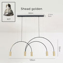 Nordic Brief Dinning Room Chandelier Lighting Modern Designer Office  Chandelier Light Vintage Spot Hanging Lights /LED Lamp