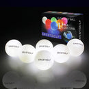 Crestgolf Flashing Golf Ball Night Glow Flash Light Glow LED Golf Ball-Seis colores para su elección