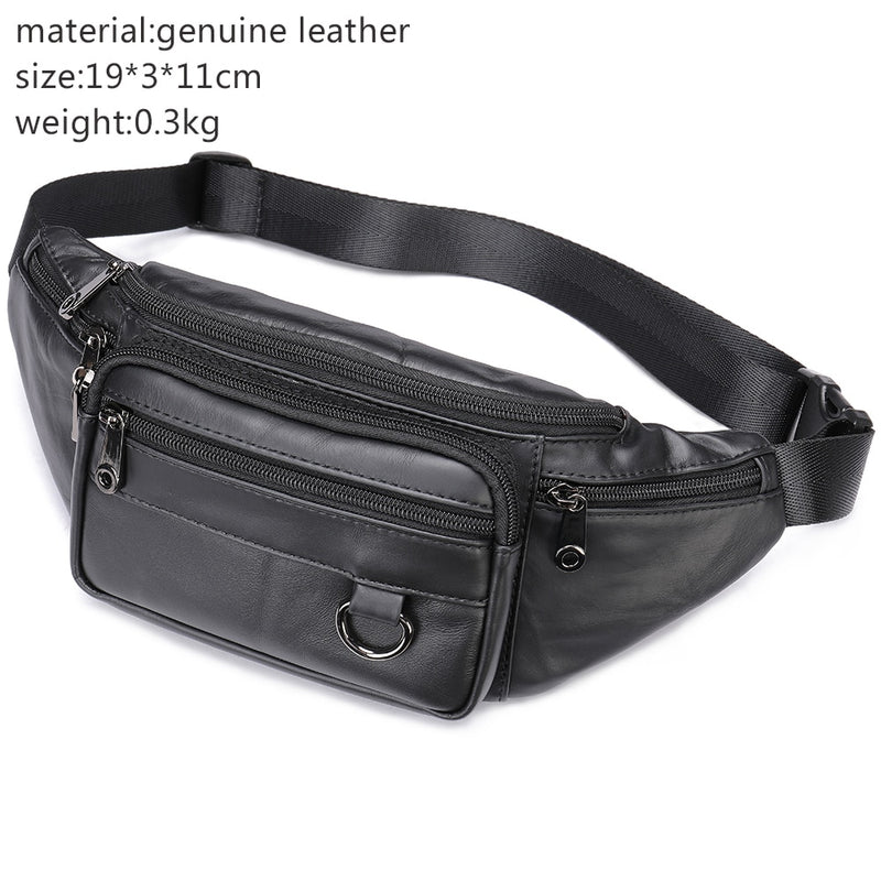 MVA Genuine Leather Belt Bag Women's Waist Bags For Women Fanny Pack Female Waist Pack Belt Waist Bag Woman Phone Bags Bumbag