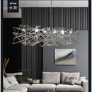 Nordic modern restaurant led chandeliers novelty luxury art bar decoration lighting minimalist living room bar hanging lights