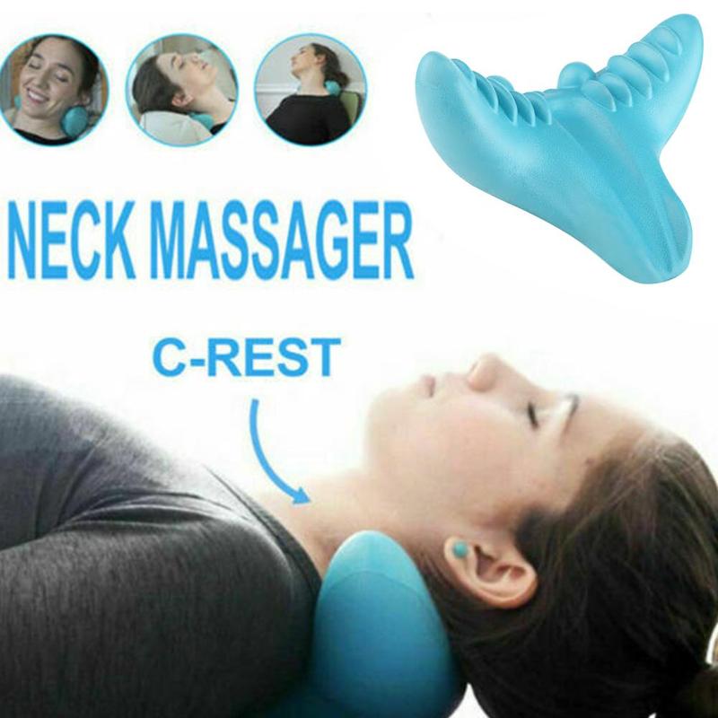 Almohada de reparación cervical Almohada cervical Almohada de tracción para el cuello u Instrumento de masaje Almohada de masaje multifuncional para el cuello