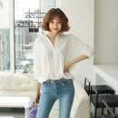 fashion women tops Summer 2022 backless sexy Hollow Out Lace Blouse Shirt Ladies casual Loose White office blouse women 1310 40