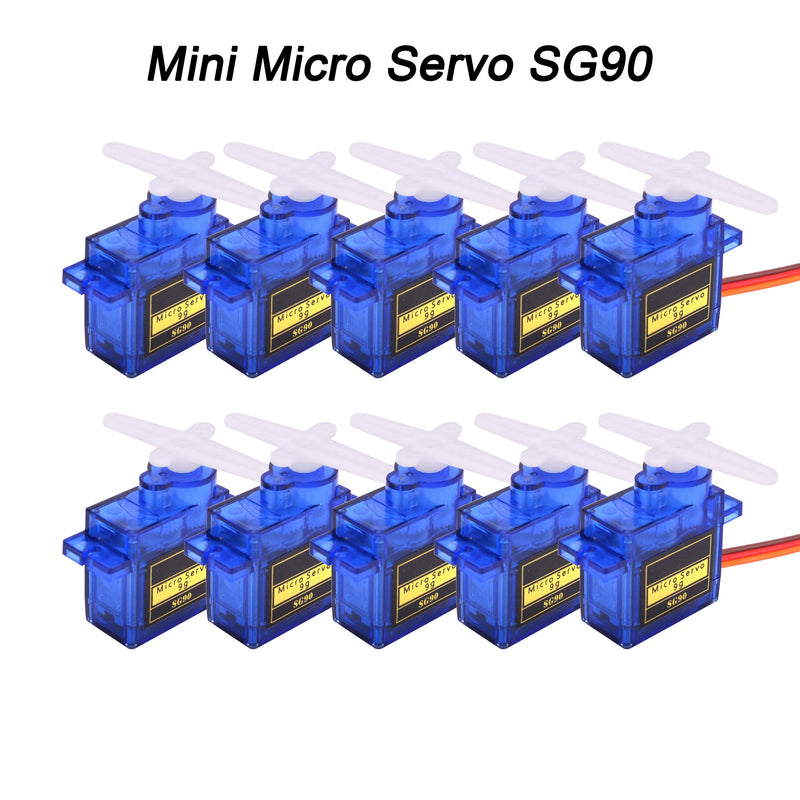 2pcs / 5pcs / 10pcs / 20pcs / 50pcs / Lot New SG90 SG 90 9G Mini Micro Servo für RC 250 450 Hubschrauber Flugzeug Auto RC