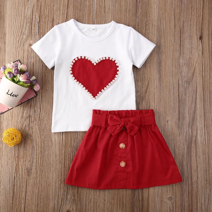 New Toddler Kids Baby Girl Valentine &