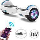 Hoverboard 6.5 Inch Bluetooth Speaker Self Balancing Electric Scooters LED Lights Smart Two Wheels Hover Board Key For Kids Gift