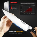 Japanese Kitchen Knives 8 inch Chef Knife Set Germany 1.4116 High Carbon Steel Santoku Fishing Sharp Cooking Knife Handmade