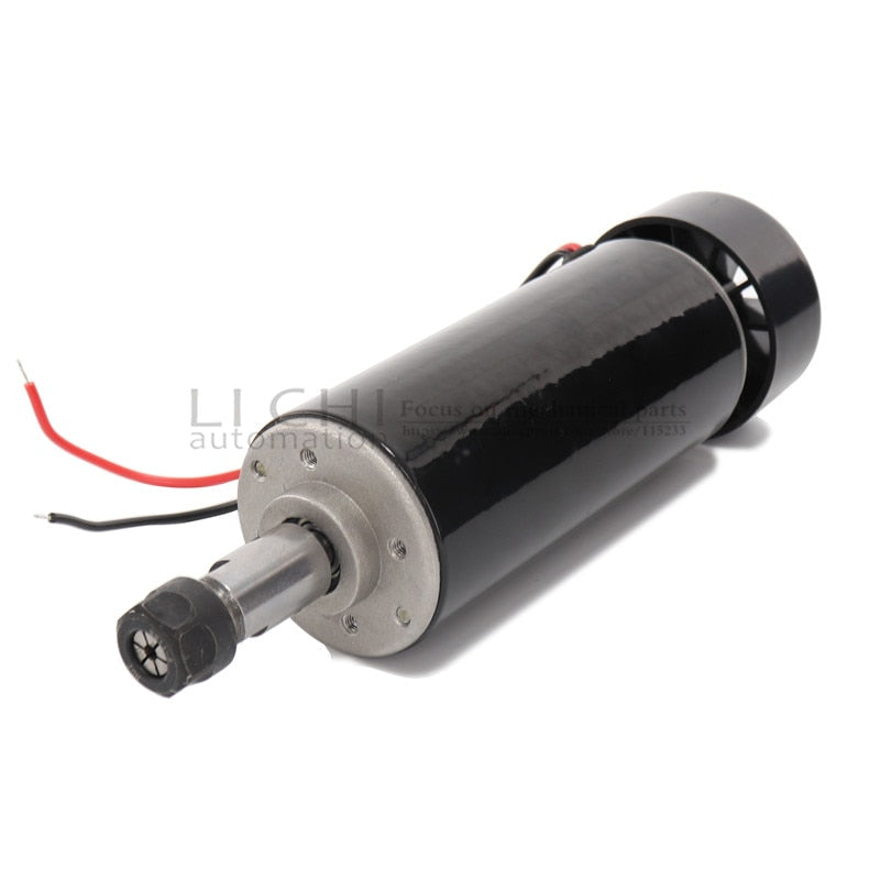 Free shipping 500w Air cooled spindle Motor +13pcs ER11 chuck + 52mm clamps + Power Supply speed governo