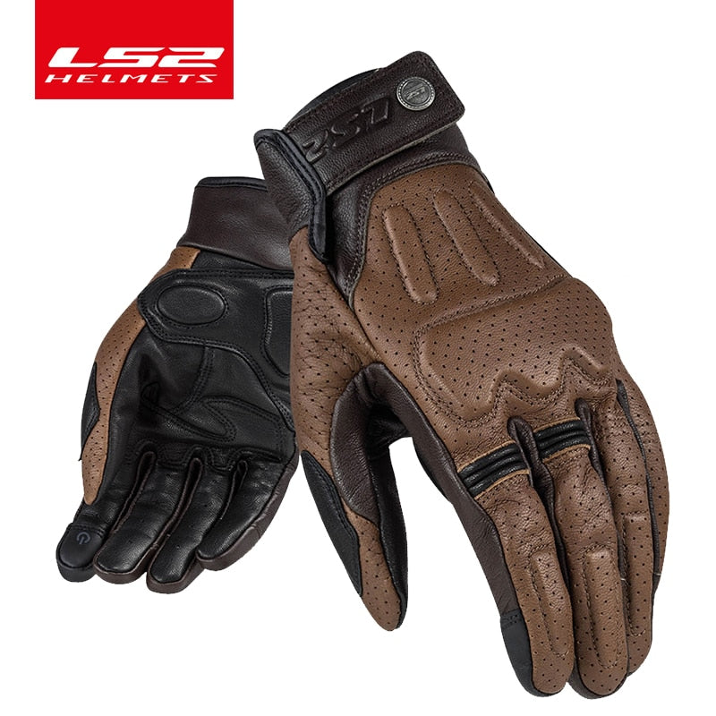 Guantes de motociclismo LS2 ls2 MG-004 guantes protectores cómodos resistentes al desgaste para pantalla táctil de motocicleta