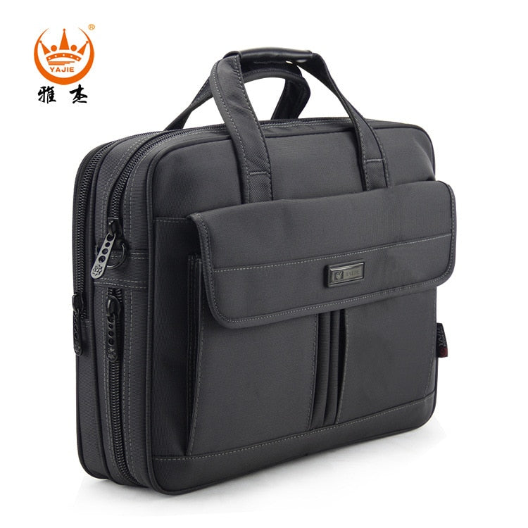 Bolsos para ordenador portátil para hombre, bolso de un solo hombro de gran capacidad, maletín de negocios a la moda para hombre, marca de 15 "para HP, DELL, Lenovo, Apple, Acer, Asus