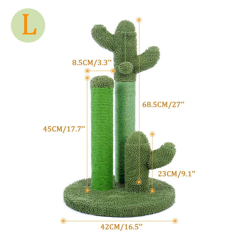 Dropshipping Adäquater Cactus Cat Kratzbaum mit Sisalseil Cat Scratcher Cactus für Klettergerüst für junge und erwachsene Katzen