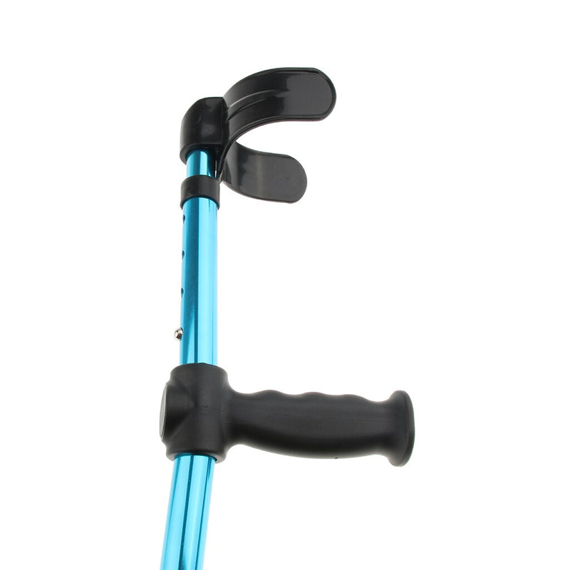 2 uds aleación de aluminio codo antebrazo muleta bastón para caminar bastón bastón de senderismo plegable antebrazo codo axila muleta