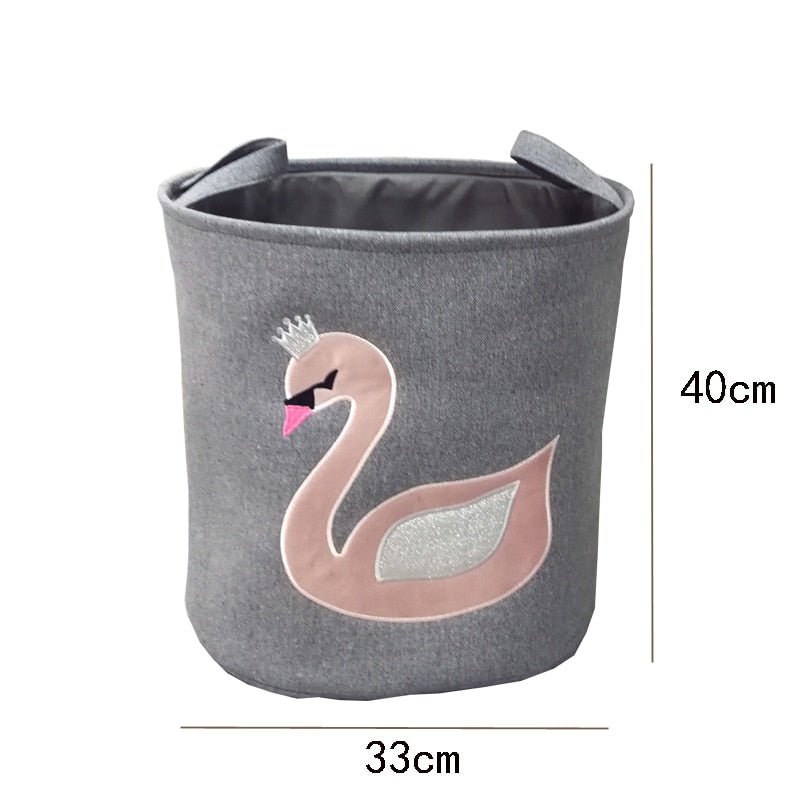 Kleinigkeiten Aufbewahrungsfässer Hohe Kapazität Rosa Katze Dinosaurier Faltbare Spielzeug Aufbewahrungsbox Home Organizer Schmutziger Wäschekorb