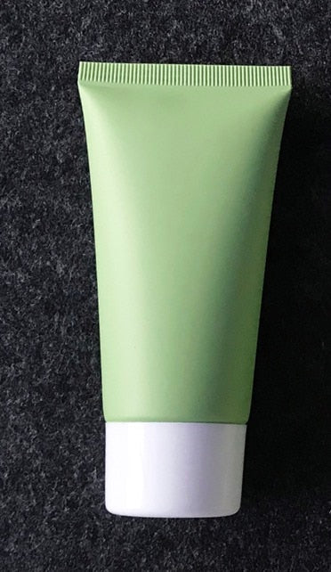 50 ml Frost Plastic Soft Bottle Matte Green 50 g Kosmetikcreme Gesichtsreiniger Behälter Zahnpasta Lotion Tube Kostenloser Versand