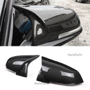 2 piezas tapa de la cubierta del espejo retrovisor negro carbón para BMW Serie 1 2 3 4 XM 220i 328i 420i F20 F21 F22 F23 F30 F32 F33 F36 X1