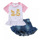 Chumhey 3-8T Baby Girls Shorts Summer Soft Denim Short Pants Girl Embroidery Animal Hot Jeans Kids Clothes Toldder Clothing