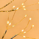 LED Copper Wire Night Light Tree Fairy Lights Home Decoration Night Lamp USB Battery Operated For Bedroom Bedside Table Lamp